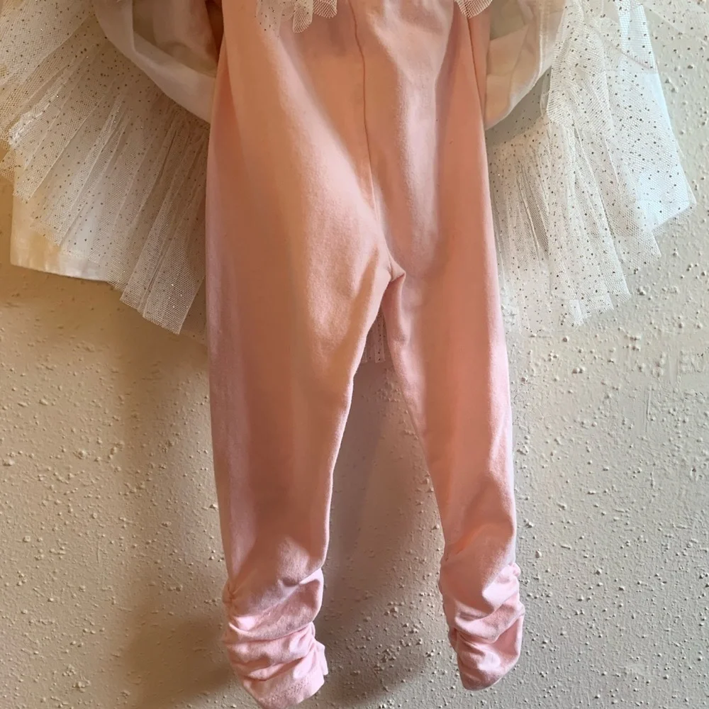 Mud Pie Santa’s Favorite Tunic & Legging Size 12 - 18 months baby girl holiday